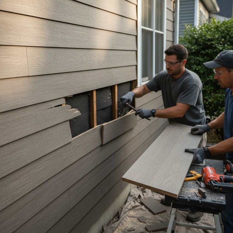 Local Exterior Siding Repair pros at work